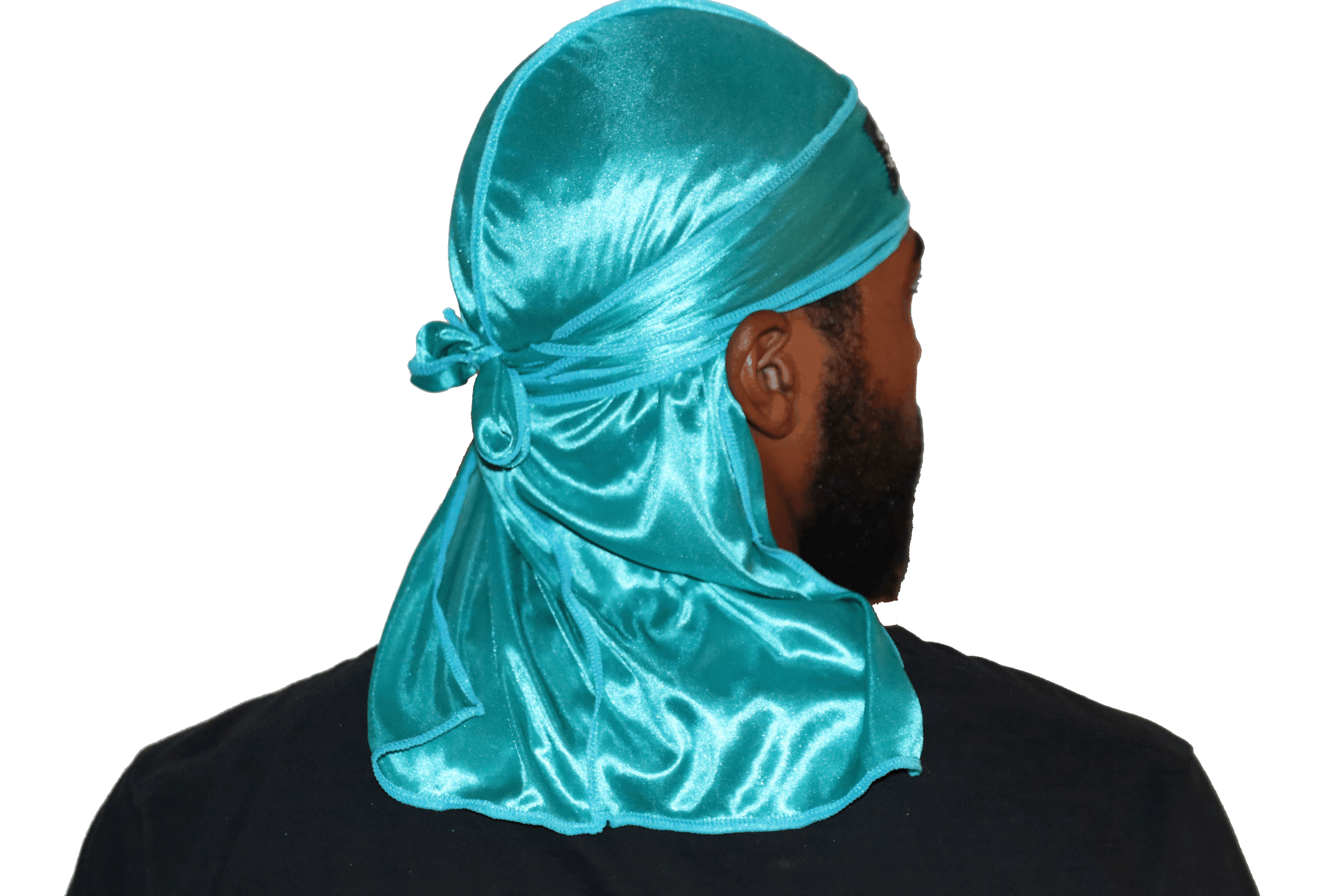 3WP Teal Silky Du-rag