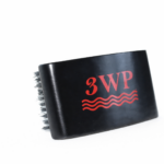 Sleek black wave brush close-up