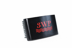 Sleek black 360 wave brush close-up