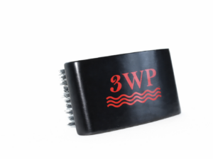 Sleek black 360 wave brush close-up